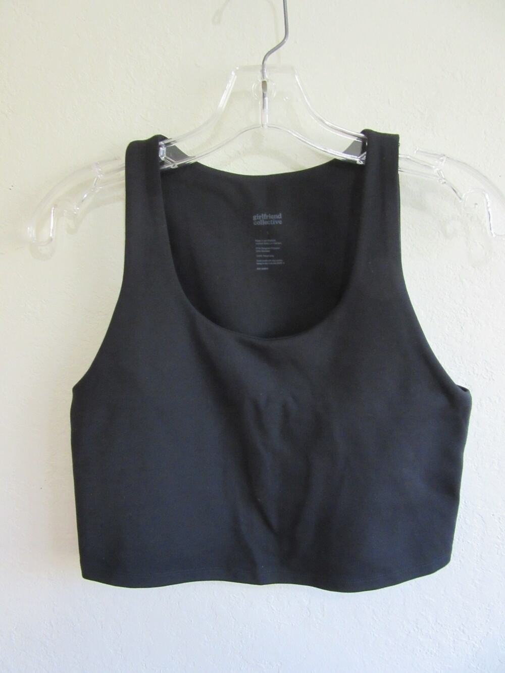 GIRLFRIEND COLLECTIVE Black Two Women's Sport Bras L Excellent Condition-CA